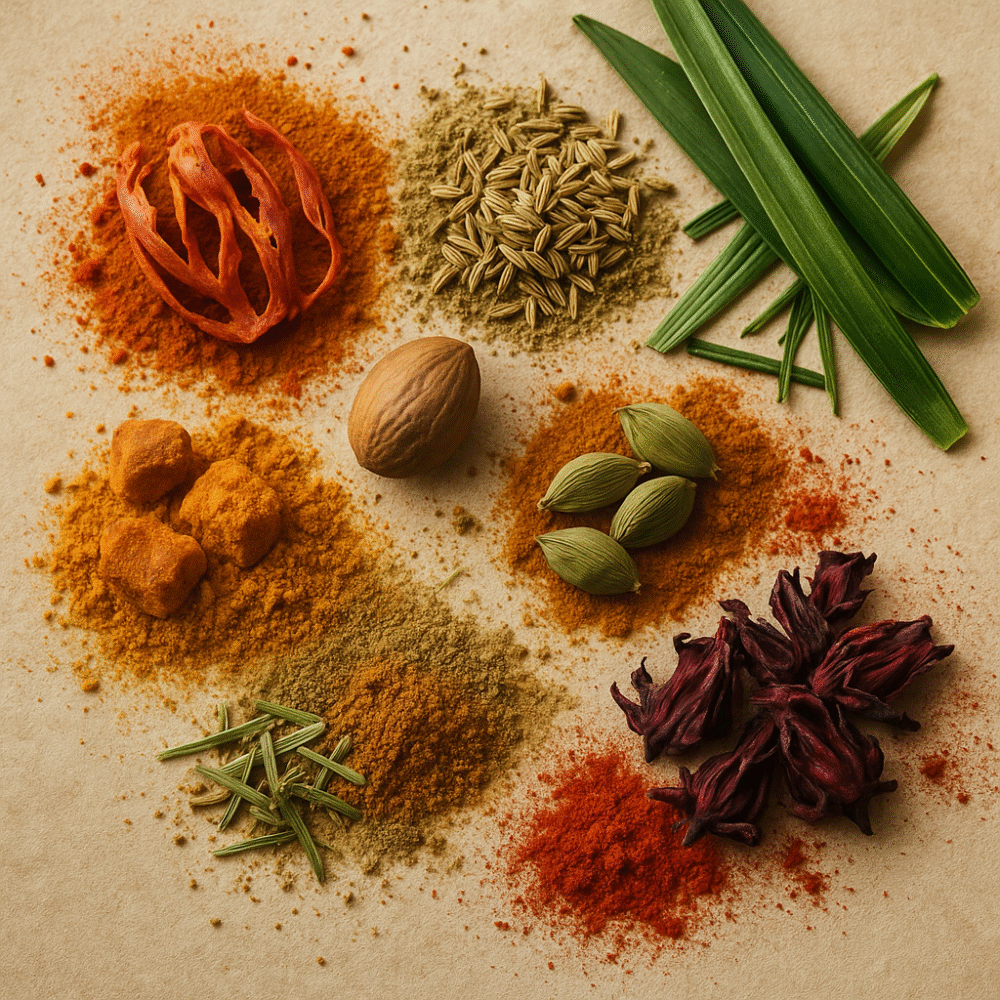 Dewi Tanah spice blend ingredients