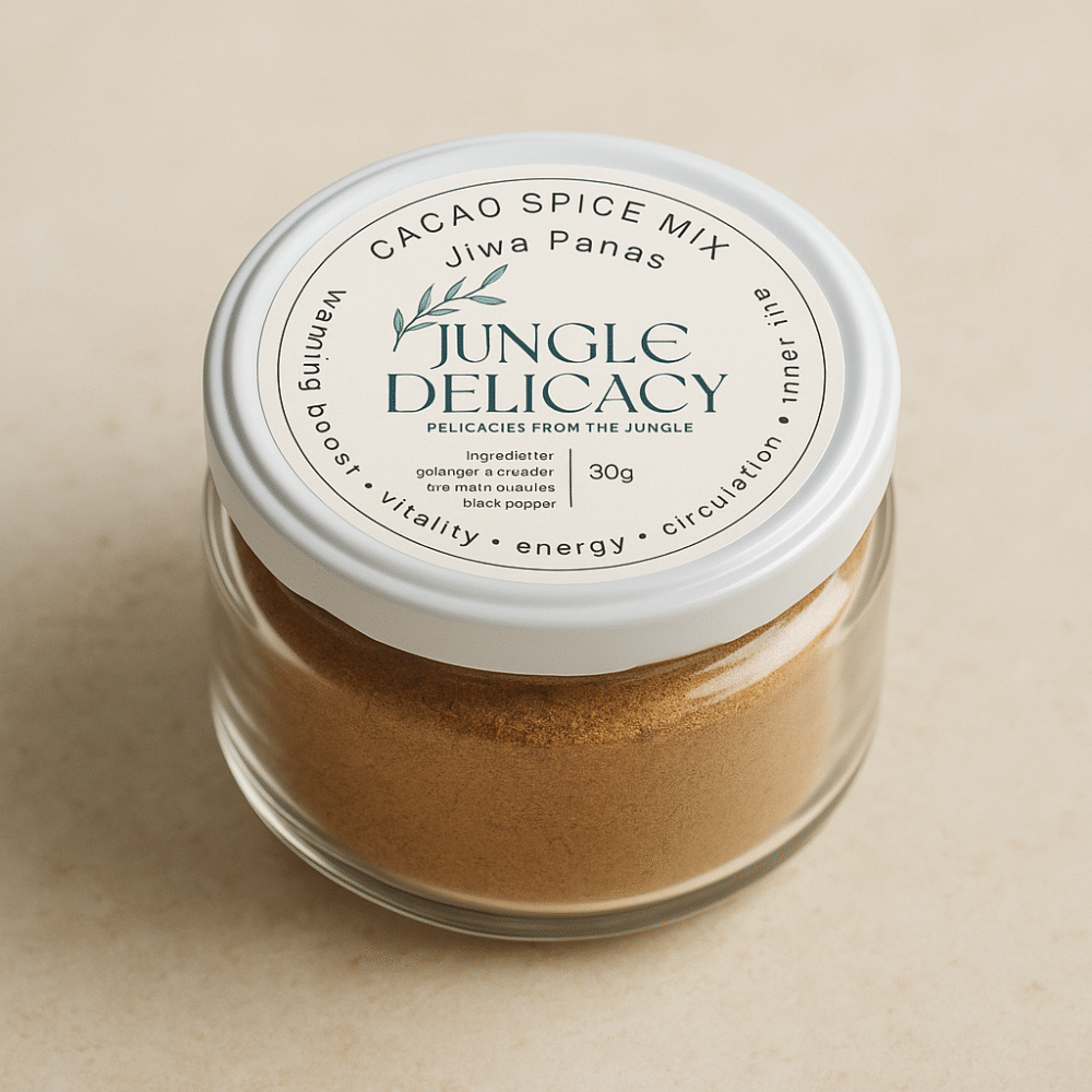 Jiwa Panas spice blend in jar